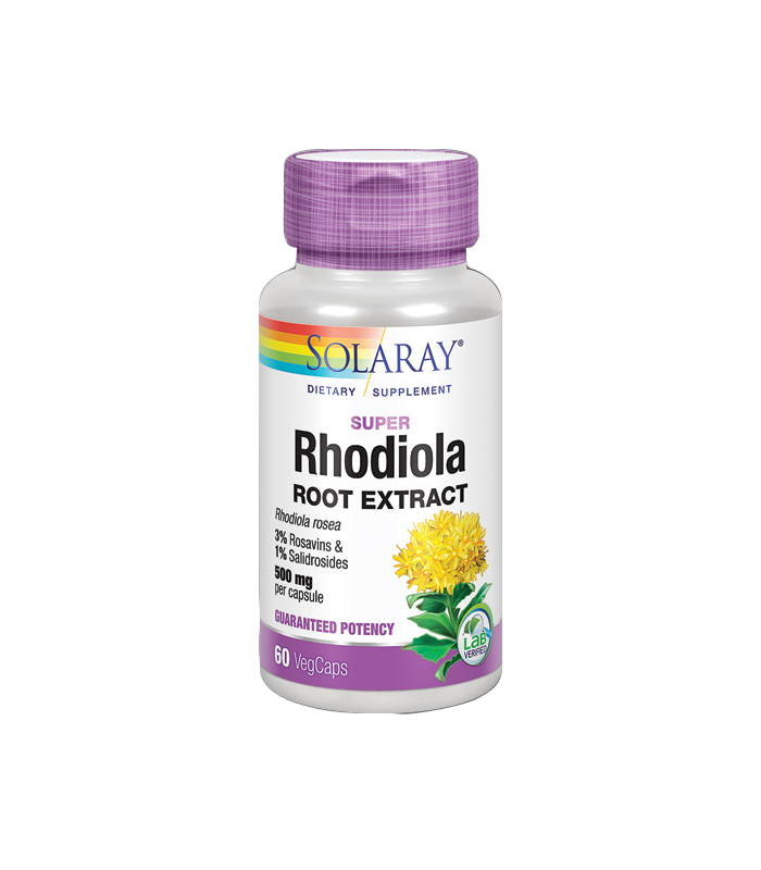 SOLARAY SUPER RHODIOLA 60 CAPSULAS