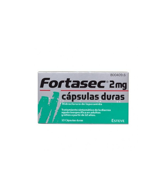 FORTASEC 2 MG 10 CAPSULAS Diarrea y Trastornos Digestivos - JOHNSON AND JOHNSON