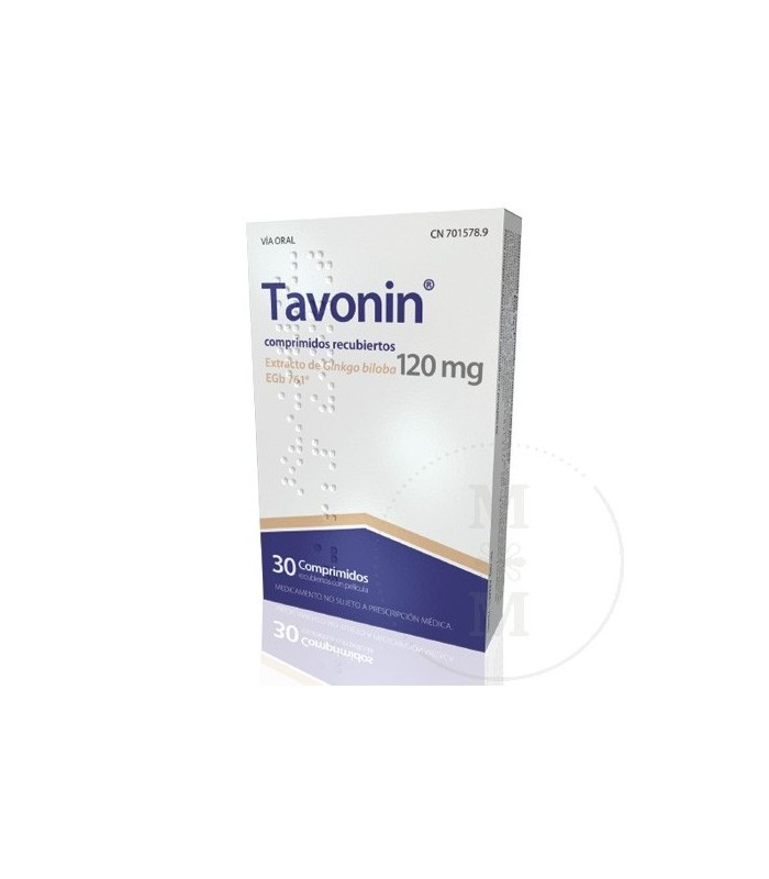TAVONIN 120 MG 30 COMPRIMIDOS Medicamentos y Inicio - 