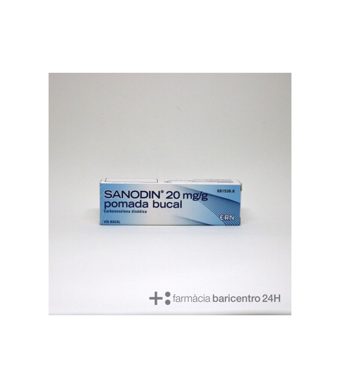 SANODIN 2% POMADA BUCAL 15 G Cuidado Bucal y Medicamentos - ERN