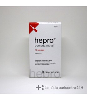 HEPRO 10 CANULAS Hemorroides y Trastornos Digestivos - CASEN RECORDATI S.L.
