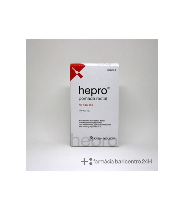 HEPRO 10 CANULAS Hemorroides y Trastornos Digestivos - CASEN RECORDATI S.L.