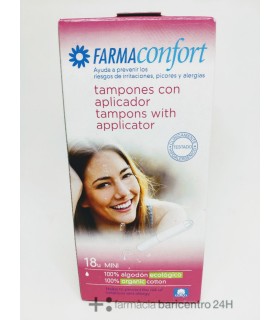 FARMACONFORT TAMPON MINI 18 UI Tampones y Menstruacion - 