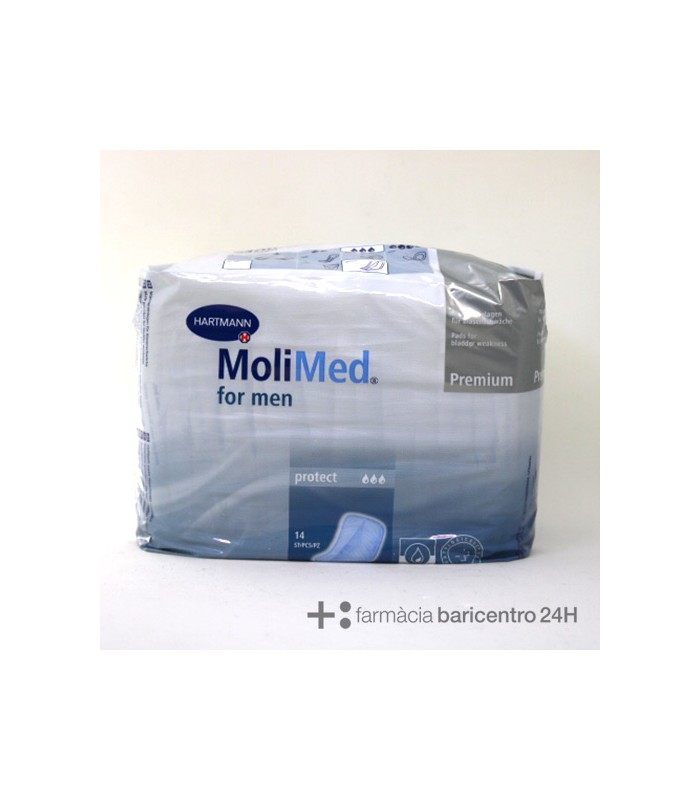 ABSORB INC ORINA LIGERA MOLIMED FOR MEN PROTECT Incontinencia y Higiene Intima - 