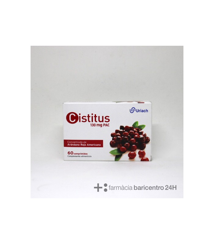 CISTITUS COMPRIMIDOS 130 MG 60 COMP Infecciones urinarias y Salud vias urinarias - 