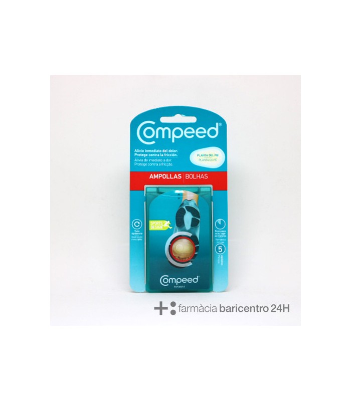 COMPEED AMPOLLAS PLANTA DEL PIE 5 U Tiritas y Golpes y heridas - 