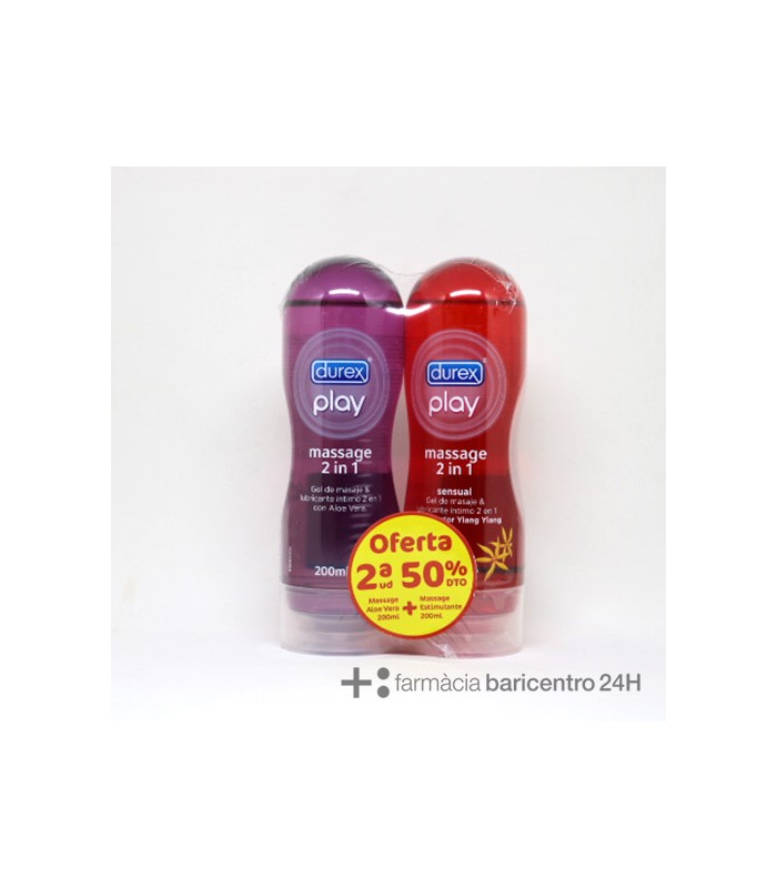 DUREX PLAY GEL MASAJE PACK Juguetes y Salud Sexual - 