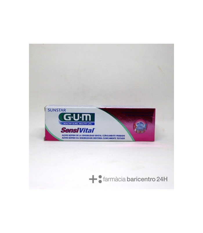 GUM SENSIVITAL GEL DENTAL 75 ML Sensibilidad dental y Higiene Bucal - 