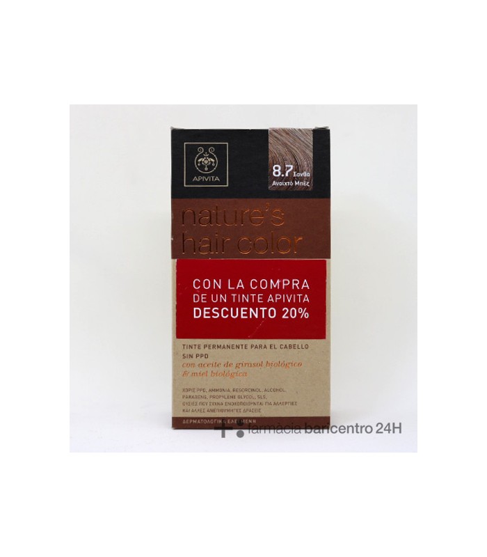 APIVITA TINTE 8.7 Tintes y Higiene Capilar - APIVITA