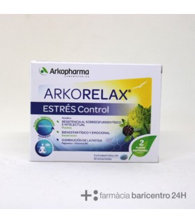 ARKOPHARMA ARKORELAX ESTRES CONTROL 30 COMPRIMIDOS Estres y Sistema nervioso - 