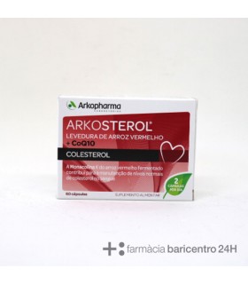 ARKOPHARMA ARKOSTEROL LEVADURA ARROZ ROJO + Q10 60 CAPSULAS Colesterol y Salud cardiovascular - ARKOPHARMA