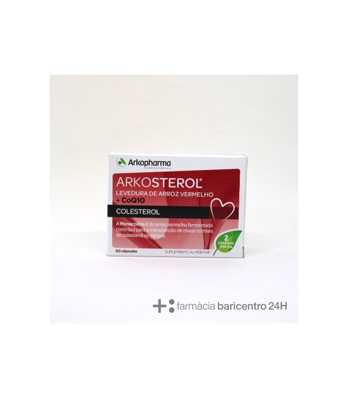 ARKOPHARMA ARKOSTEROL LEVADURA ARROZ ROJO + Q10 60 CAPSULAS Colesterol y Salud cardiovascular - ARKOPHARMA