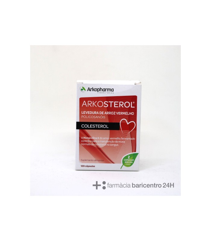 ARKOPHARMA ARKOSTEROL REGULA COLESTEROL LEVADURA ARROZ ROJO 120 CAPSULAS Colesterol y Salud cardiovascular - ARKOPHARMA