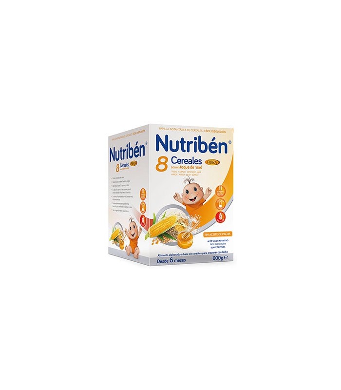 NUTRIBEN 8 CER MIEL+FIBRA 600