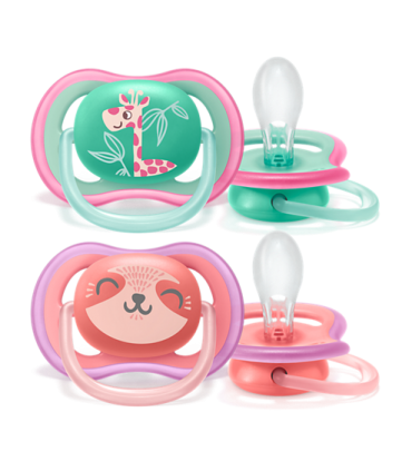 AVENT CHUPETE ULTRA AIR +18 MESES NIÑA 2 UNIDADES