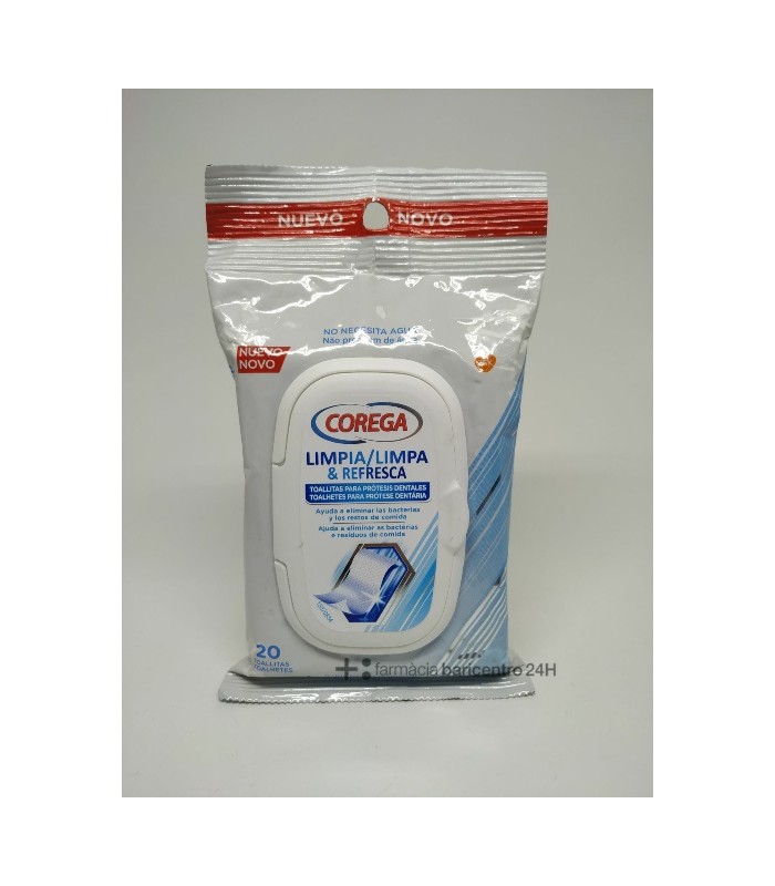 COREGA TOALLITAS LIMPIADORAS Limpieza y Fijacion y protesis - 