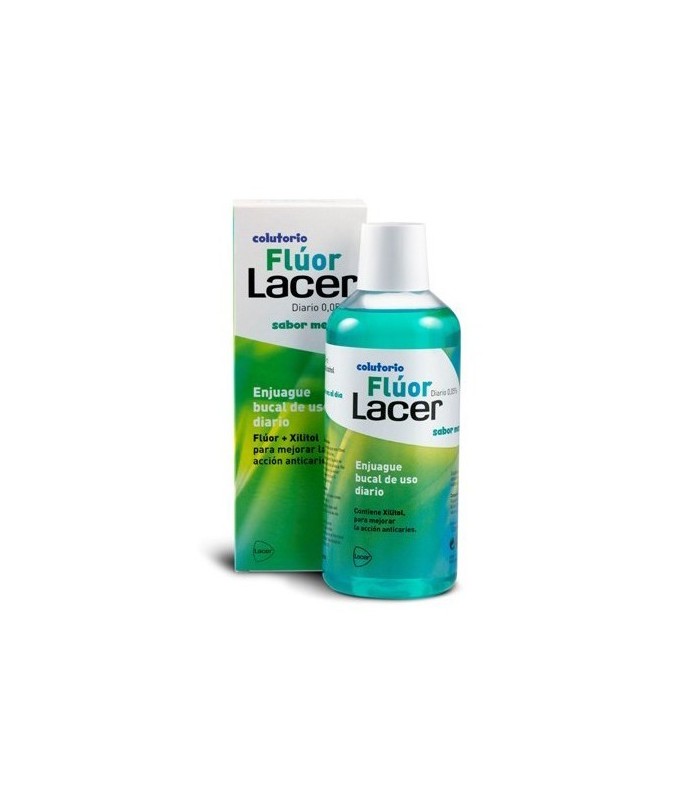 LACER COLUTORIO FLUOR DIARIO 0,05 p MENTA 500 ML