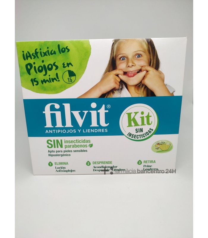 FILVIT KIT DIMETICONA Antipiojos y Higiene Capilar - URIACH AQUILEA OTC