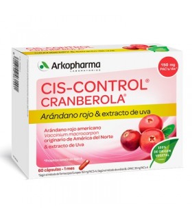 CRANBEROLA CISCONTROL PLUS60CA Infecciones urinarias y Salud vias urinarias - ARKOPHARMA