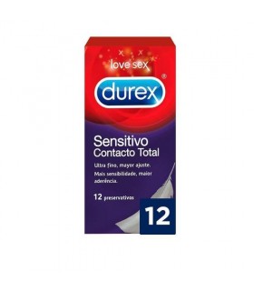 DUREX PRESERVATIVOS SENSITIVO CONTACTO TOTAL 12 Preservativos y Salud Sexual - RECKITT BENCK HC