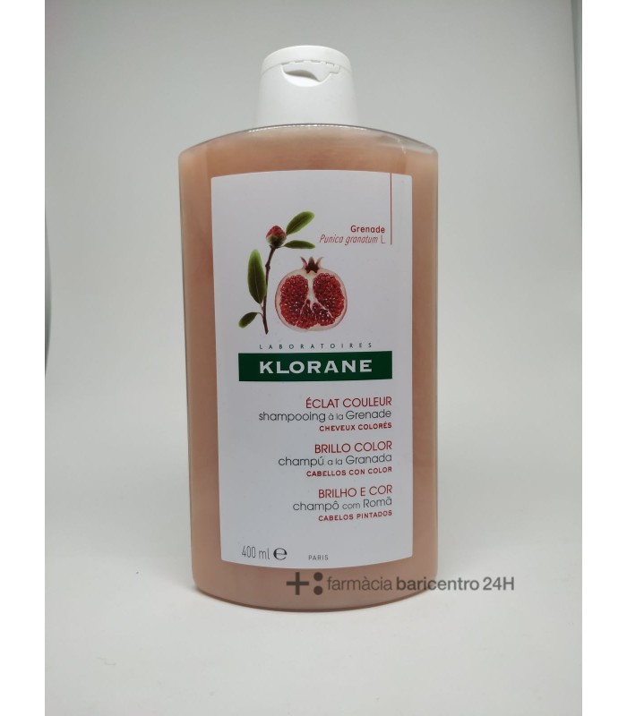 KLORANE CHAMPU AL EXTO DE GRANADA SIN SULFATOS 2 Cabello Teñido y Champus - PIERRE FABRE