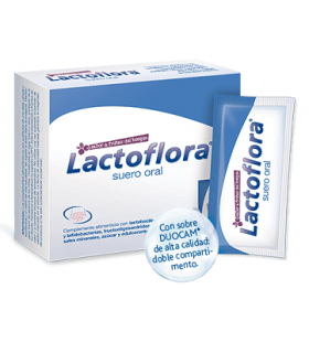 LACTOFLORA SUERO ORAL 6 SOBRES DUOCAM SABOR FRUT Diarrea y Salud Digestiva - 