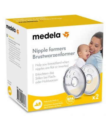 MEDELA FORMADOR DE PEZONES 2 FORMADORES Lactancia y Cuidado de la mamá - MEDELA