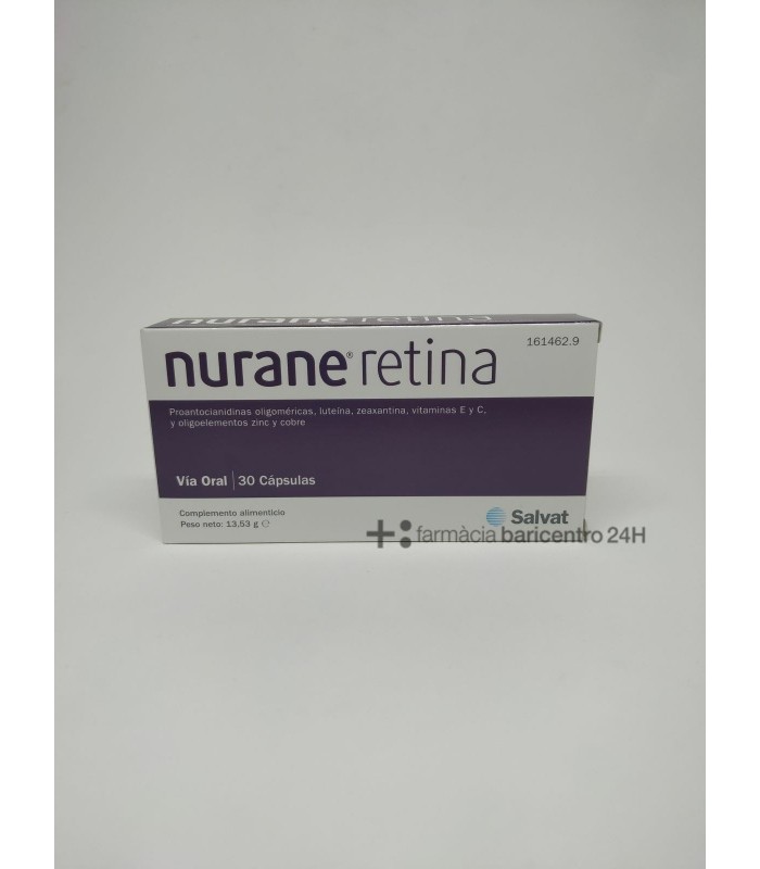 NURANE RETINA 30 CAPS Vitaminas ojos y Salud ocular - SALVAT