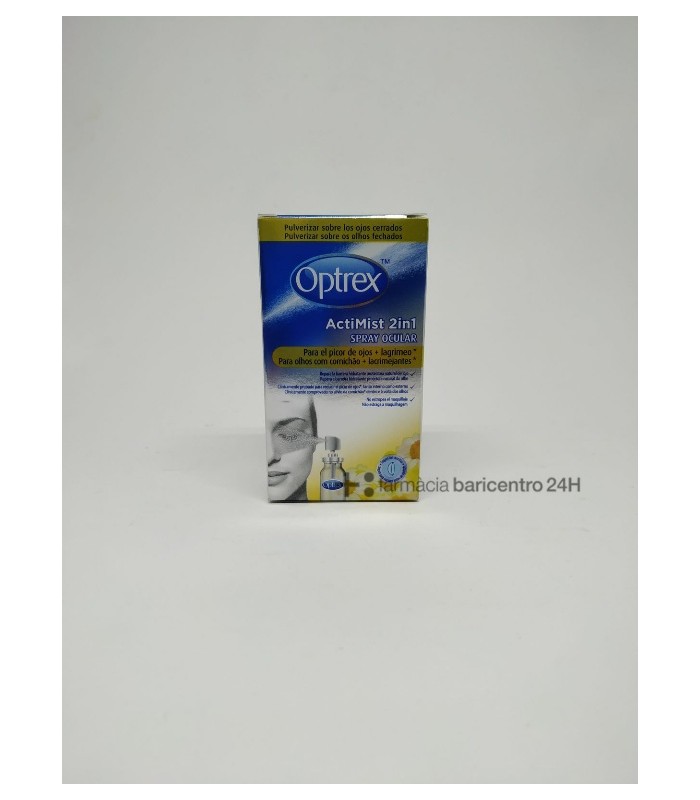 OPTREX ACTIMIST 2 EN 1 PICOR DE OJOS+ LAGRIMEO S Sequedad y ojos cansados y Salud ocular - RECKITT BENCK HC
