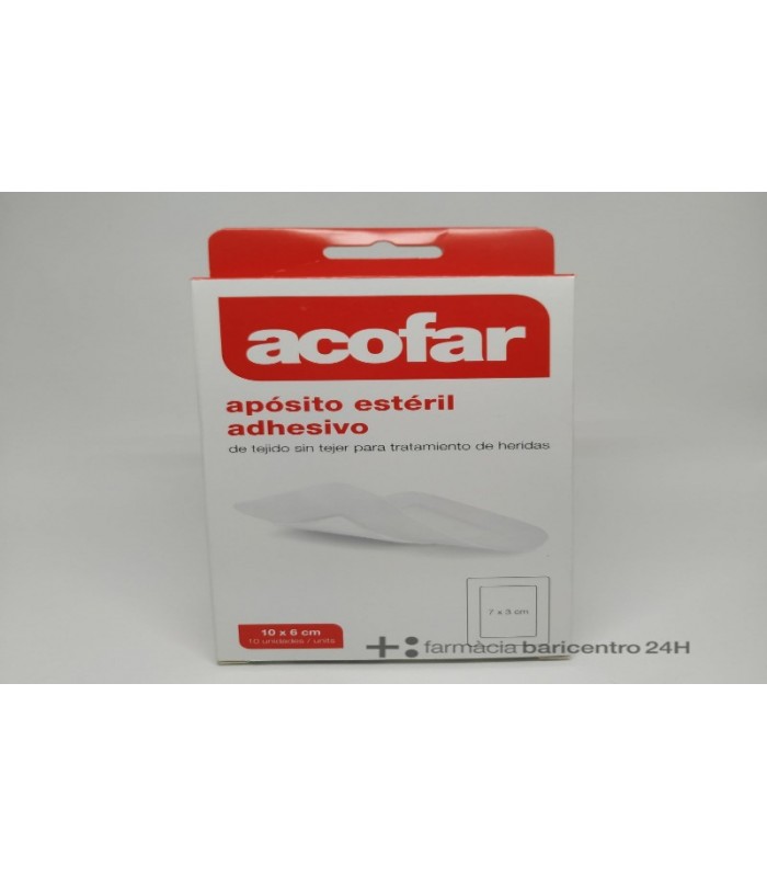 ACOFAR APOSITO TEJIDO SIN TEJER 10X6 CM Inicio y  - 