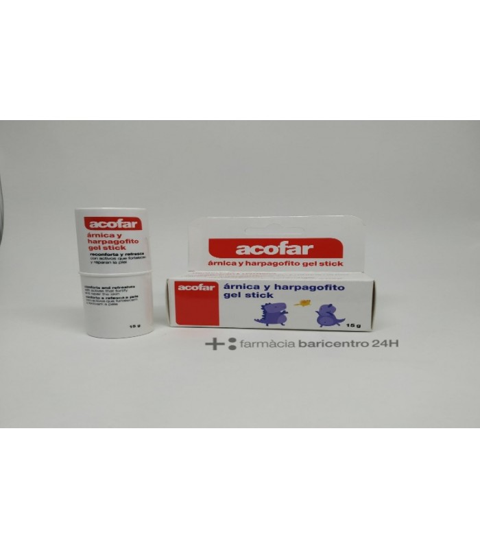 ACOFAR GEL STICK DE ARNICA Y HARPAGOFITO 15 ML Golpes y Golpes y heridas - ACOFARMA