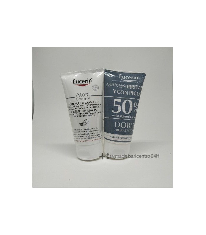 EUCERIN ATOPI CONTROL CREMA MANOS 75 ML DUPLO Higiene y Inicio - 