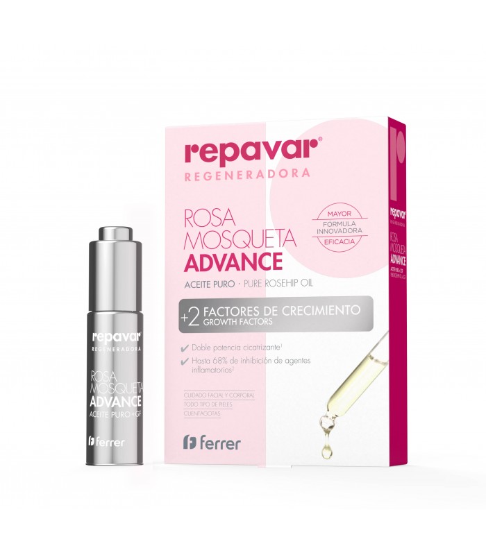 REPAVAR ACEITE ADVANCE ROSA MOSQUETA Cicatrices y Salud Piel - FERRER INTERNACIONAL