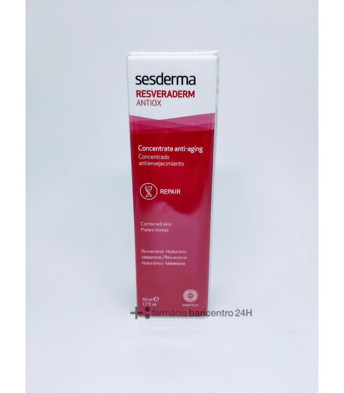 SESDERMA RESVERADERM ANTIOX CONCENTRADO ANTIENVEJECIMIENTO 50 ML PROMO CFACIAL y Inicio - SESDERMA