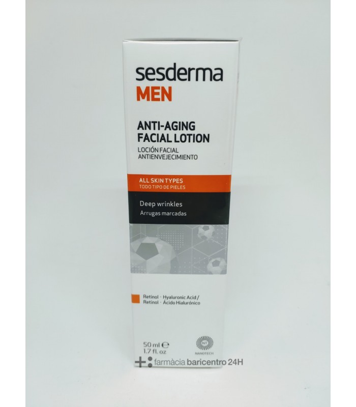 SESDERMA MEN LOCION FACIAL ANTIENVEJECIMIENTO 50 ML Antiedad y Cosmetica Hombre - SESDERMA
