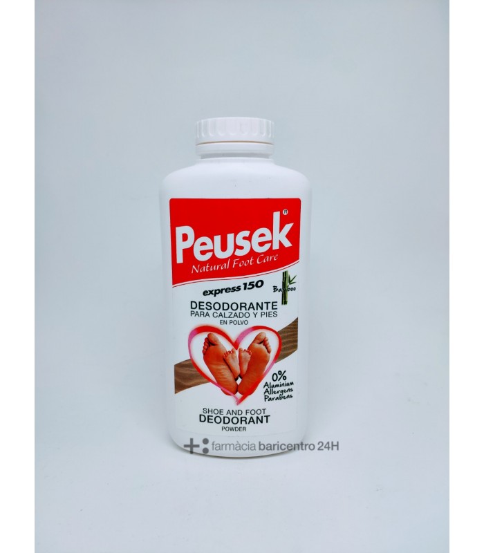 PEUSEK EXPRESS DESODORANTE POLVO PIES Y CALZADO 150 G Desodorantes y Cuidado Pies - 