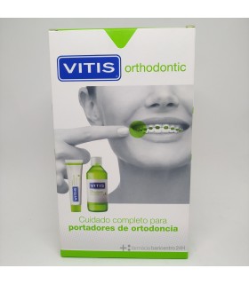 VITIS ORTHODONTIC PACK COLUTORIO Y PASTA Ortodoncia y Higiene Bucal - DENTAID