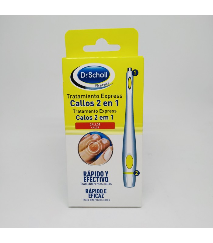 SCHOLL TRATAMIENTO EXPRESS CALLOS 2 EN 1 BOLIGRAFO CO Durezas y callos y Cuidado Pies - DR SCHOLL