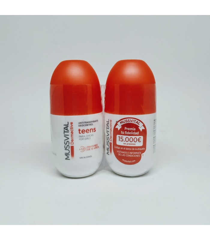 MUSSVITAL DESODORANTE TEENS DUO Desodorantes y Higiene Corporal - MUSSVITAL