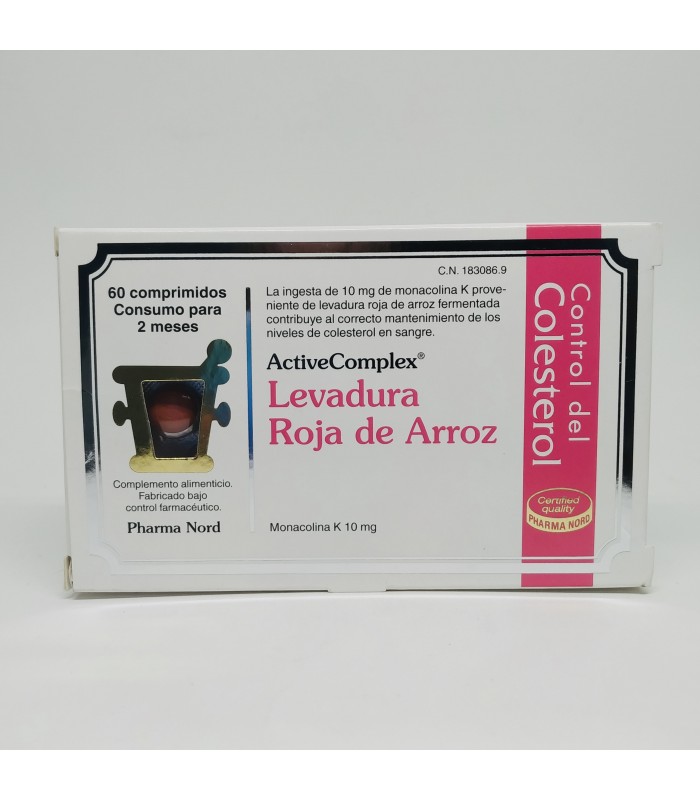 PHARMA NORD COMPLEX LEVADURA ROJA ARROZ 60 COMP Colesterol y Salud cardiovascular - 
