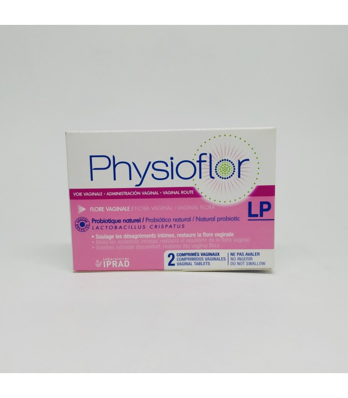PHYSIOFLOR 2 COMPRIMIDOS VAGINALES Infecciones urinarias y Salud vias urinarias - 