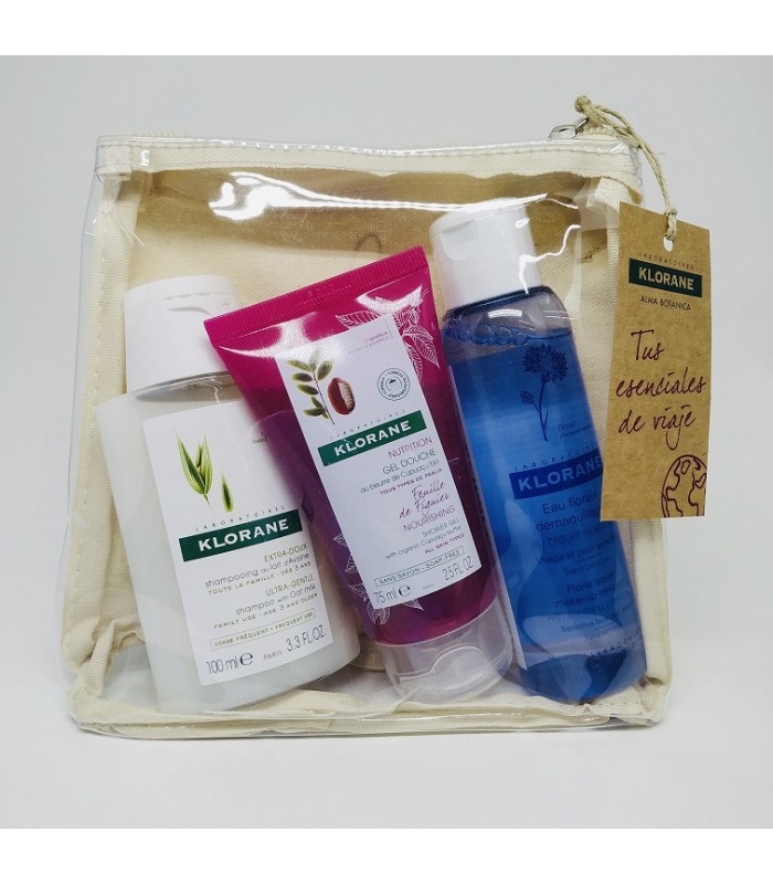 KLORANE NECESER CHAMPU GEL Y AGUA DESMAQUILLANTE Inicio y  - KLORANE