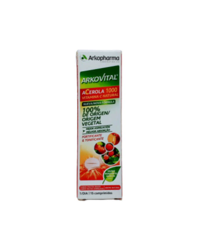 ARKOPHARMA ACEROLA VITAMINA C 1000 MG 15 COMPRIMIDOS Inicio y  - ARKOPHARMA