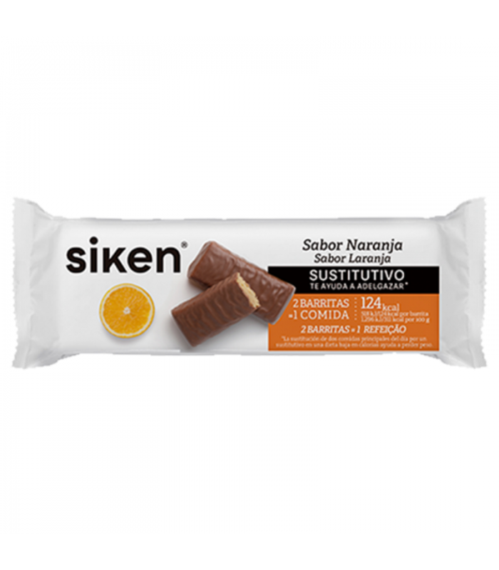 SIKEN BARRITA SUSTITUTIVA NARANJA 44G Dieta y Control de Peso - SIKEN