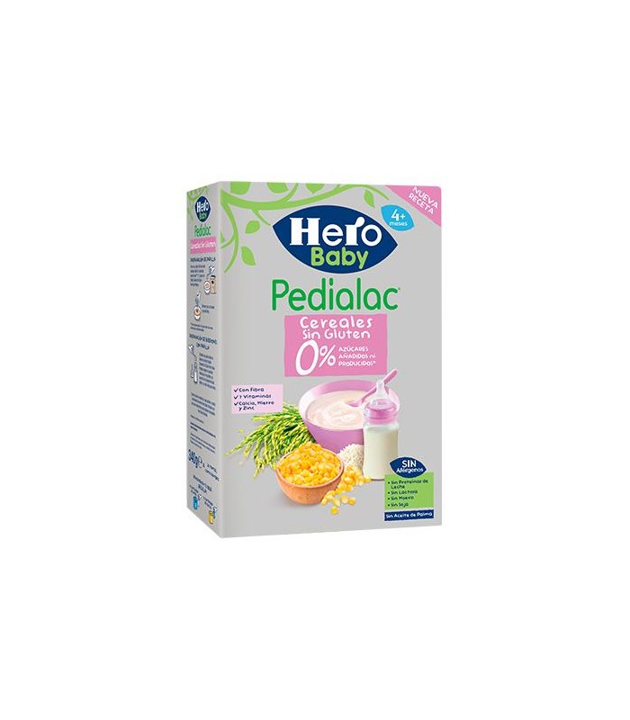 PEDIALAC PAPILLA CEREAL SIN GLUTEN 340 G Papillas y galletas y Alimentacion del bebe - HERO BABY PEDIALAC
