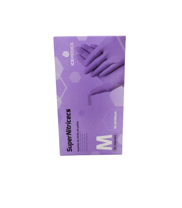 GUANTES NITRILO SIN POLVO TALLA M Inicio y  - 