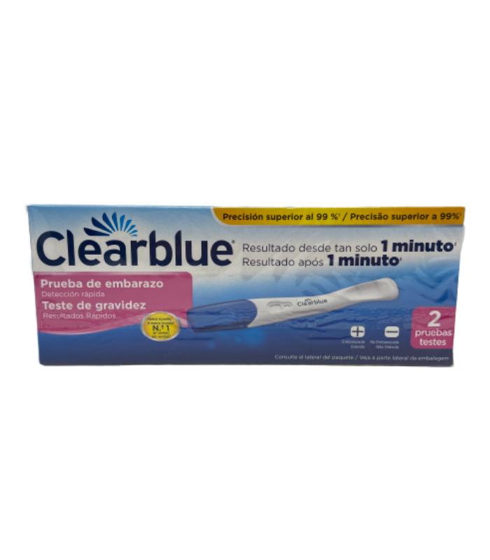 CLEAR BLUE TEST DE EMBARAZO ANALOGICO DUPLO Inicio y  - PROCTER AND GAMBLE