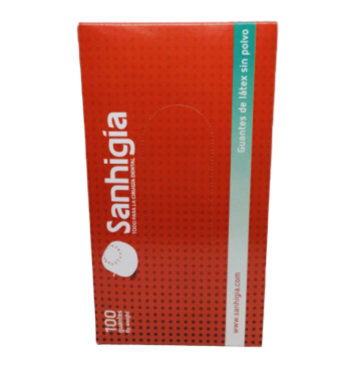 SANHIGIA GUANTES T-XS LATEX SIN POLVO Inicio y  - 