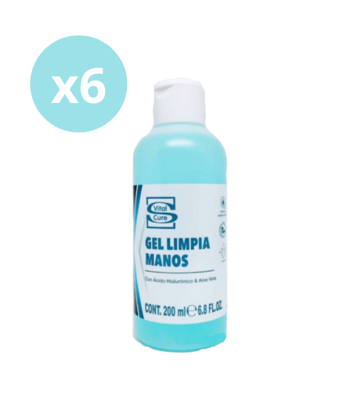 VITALCURE GEL HIDROALCOHÓLICO PACK 6 UNIDADES Inicio y  - 