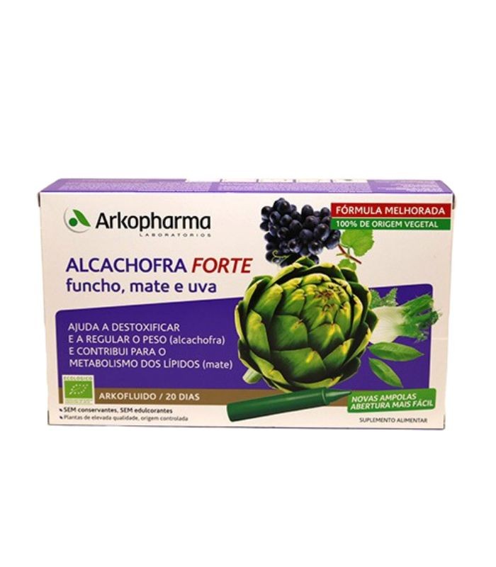 ARKOPHARMA ALCACHOFA FORTE 20AMP 15 ML Cuidado digestivo y Terapias naturales - ARKOPHARMA